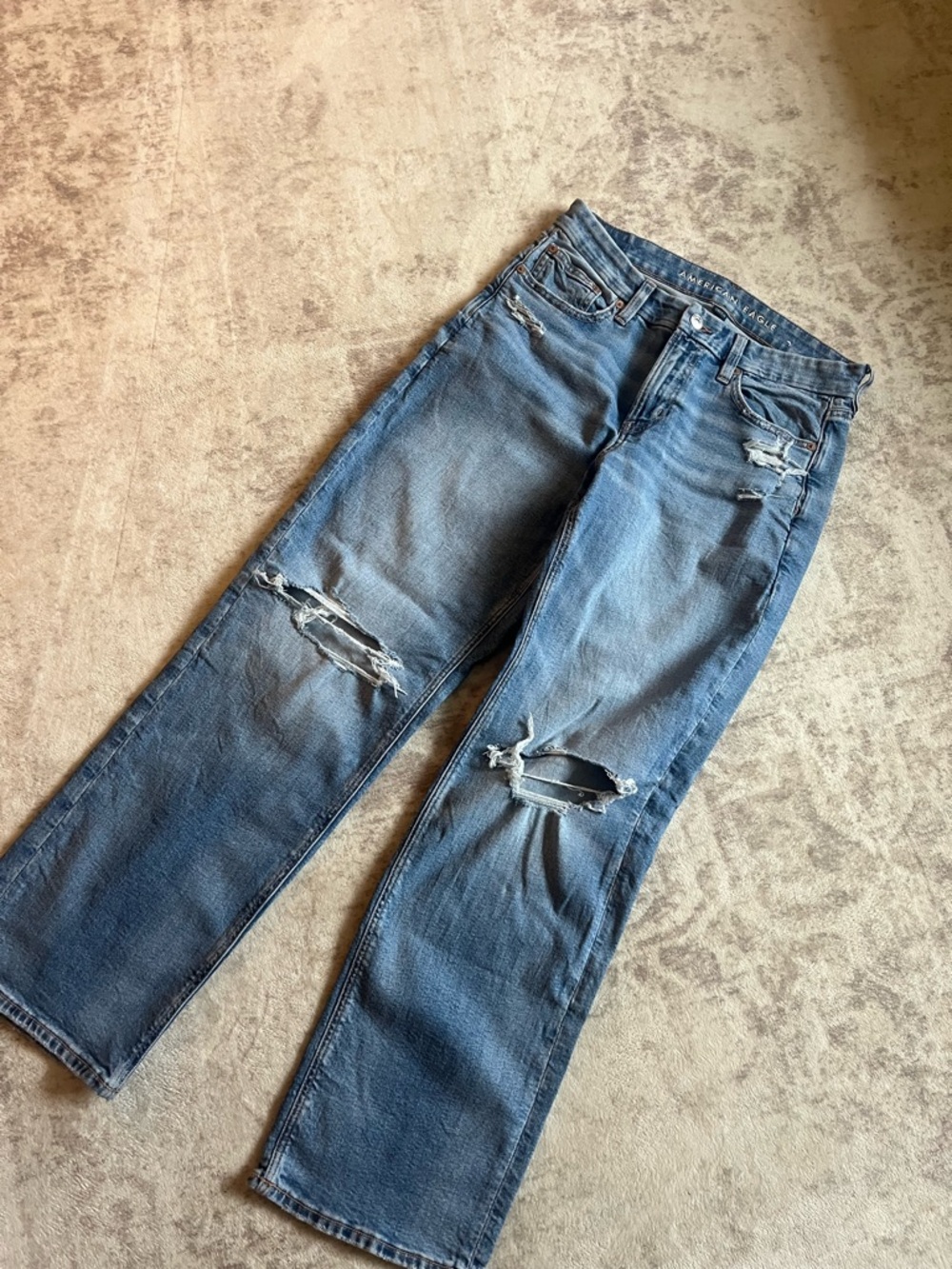 American Eagle Outfitters Curvy Straight Jeans